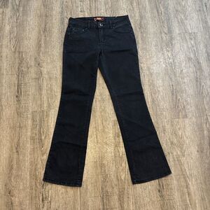 One 5 One Bootcut Jeans ~ Sz 4 ~ Black ~ Low Rise ~ 31.5" Inseam